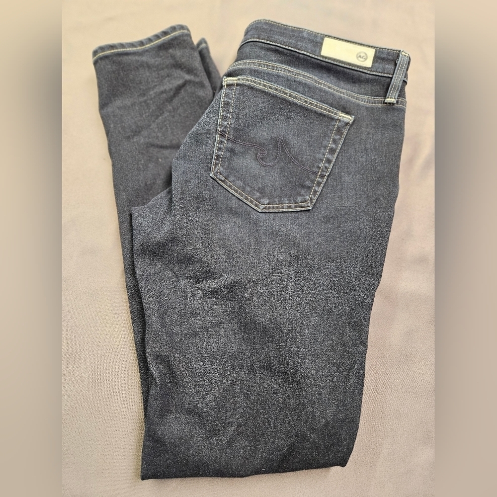 AG Adriano Goldschmied The Legging Ankle Super Skinny Blue Jeans - 28R